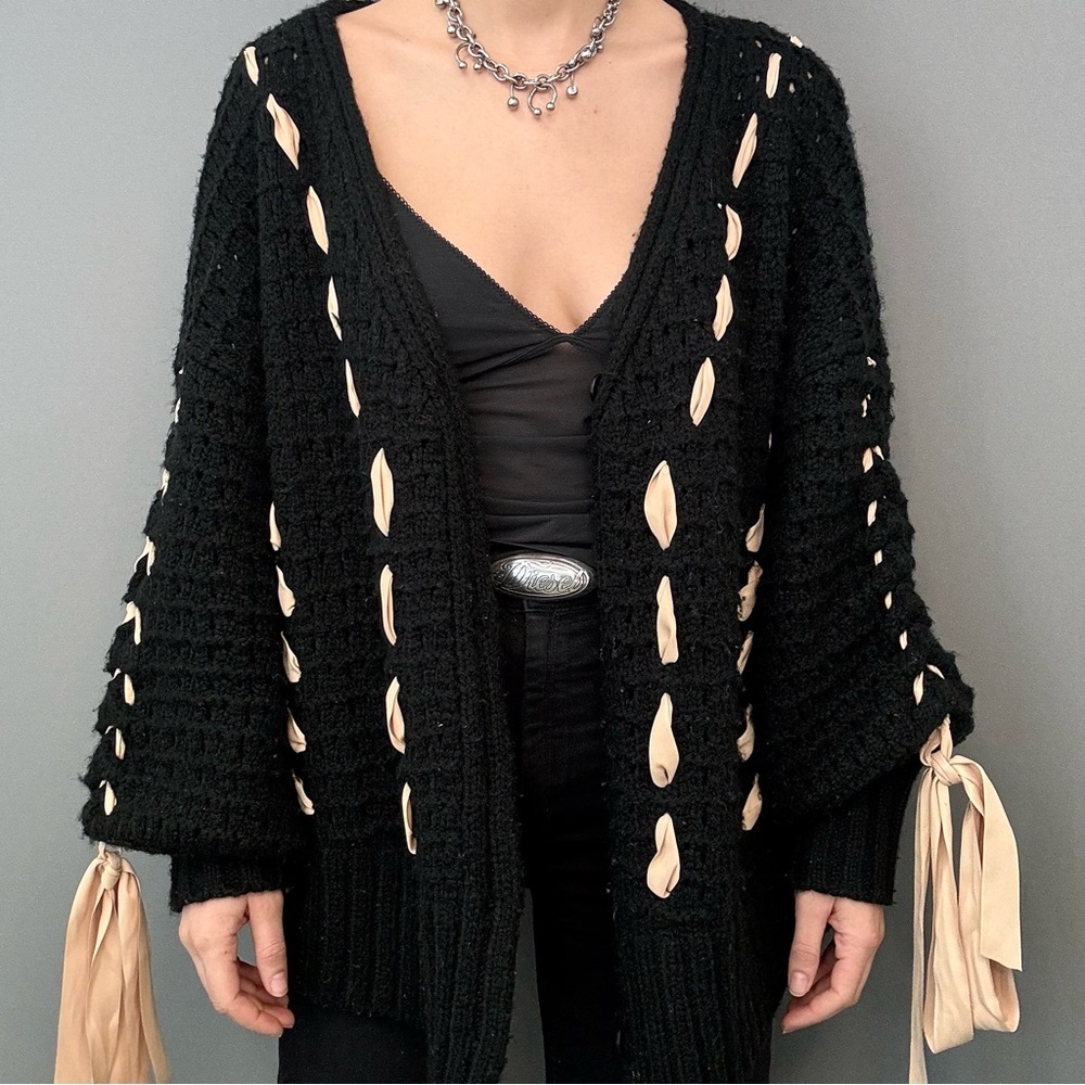 For Love & Lemons Liberty Ribbon Cardigan